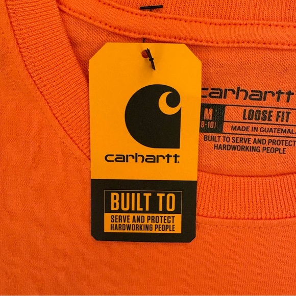 Carhartt Women's Loose Fit T-Shirt Size M Heavyweight Short Sleeves Pocket NWT - Picture 11 of 13